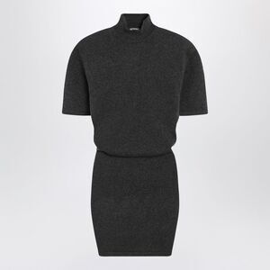 Jacquemus Women's Dark Grey Wool And Cashmere Dress